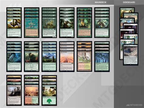 Timeless Mono Green Deck By Mtga Assistant Meta • Mtg Decks