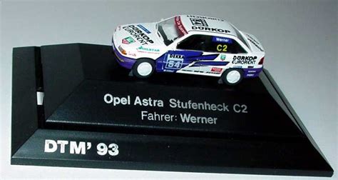 Opel Astra Stufenheck Dürkop Nr 54 Werner DTM 1993 Rietze 90106 in