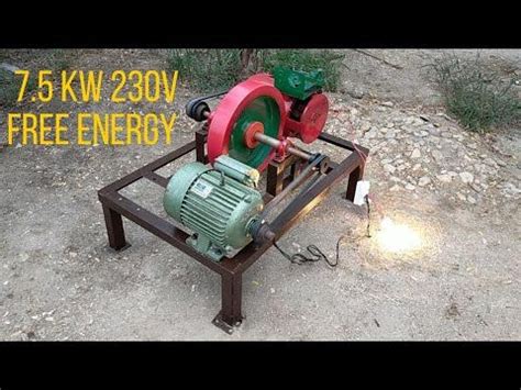 How To Make Free Electricity At Home 7kw 230v Free Energy With Flywheel