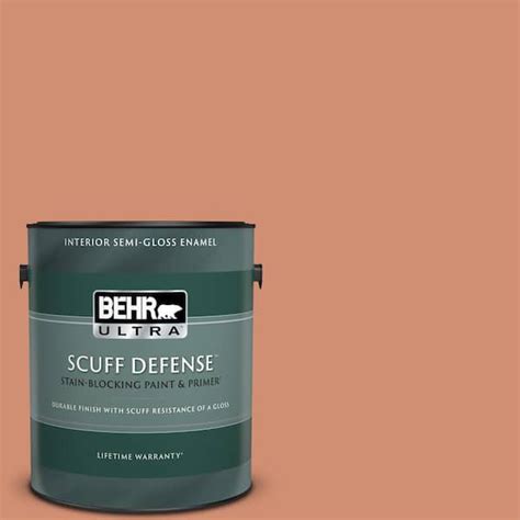 Behr Ultra Gal M Terra Cotta Clay Extra Durable Semi Gloss