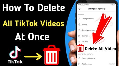 How Do I Delete Tik Tok Videos At Once Ultimate Guide