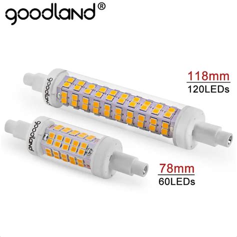 R7s Led Lamp 78mm 118mm 5w 10w Led R7s Light Corn Bulb Smd2835 Led