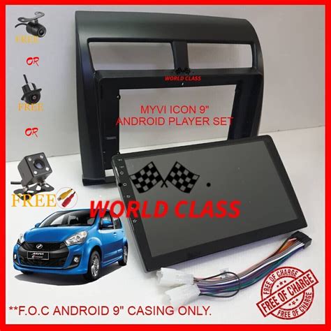 Perodua Myvi Icon Android Player Inch Full Hd Screen With