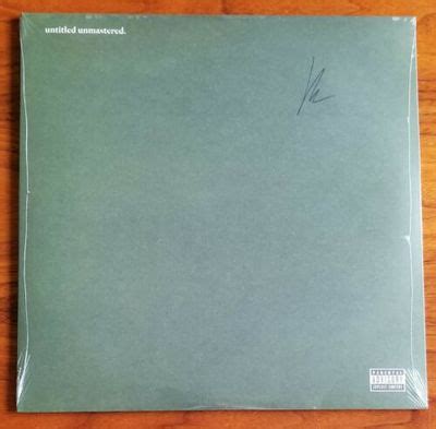 Kendrick Lamar Untitled Unmastered Vinyl Detroitgawer