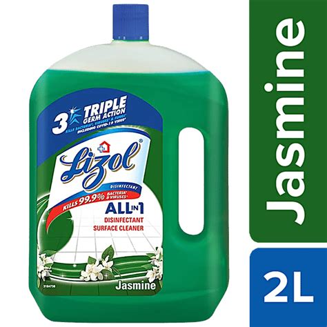 Buy Lizol Disinfectant Surface Cleaner Jasmine 2 Ltr Online At Best