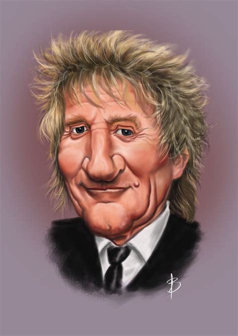 Rod Stewart Celebrity Caricatures Funny Caricatures Caricature Artist