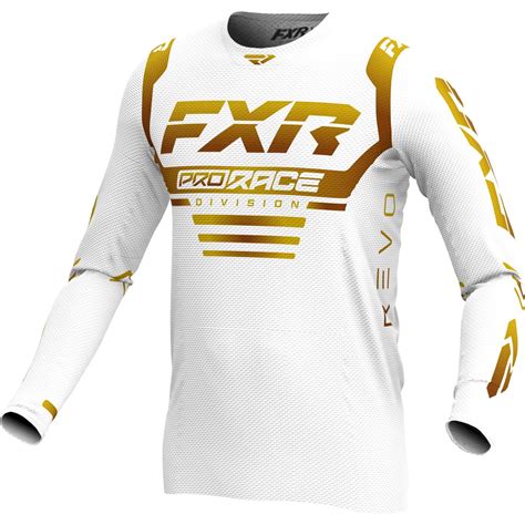 Fxr Mx Jersey Revo White Gold Maciag Offroad