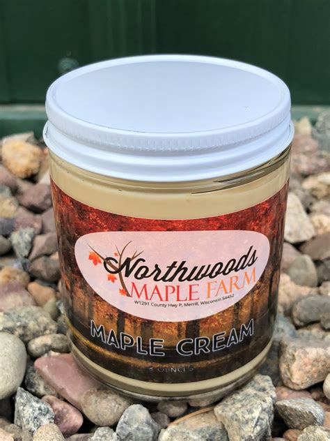 maple cream oz   case northwoods maple farm