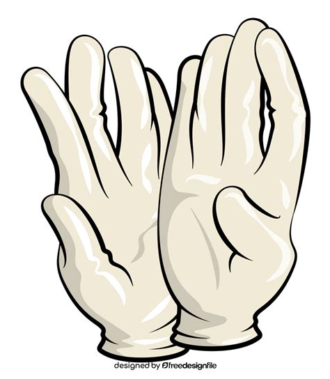 Medical Gloves Cartoon Clipart Free Download