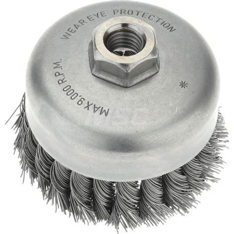 Weiler Cup Brush Dia Wire Dia Steel Knotted Msc Direct