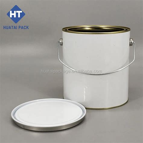 5l Empty Paint Can Paint Tin Can Tight Triple Lid Paint Pail For