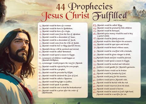 Jesus Inforgraphics of Prophecies Fulfilled | Bible :: Behance
