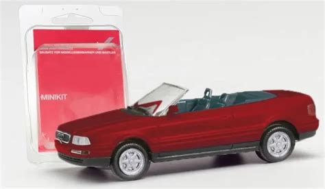 Herpa Audi Cabriolet Rouge En Kit Chelle Her Eur