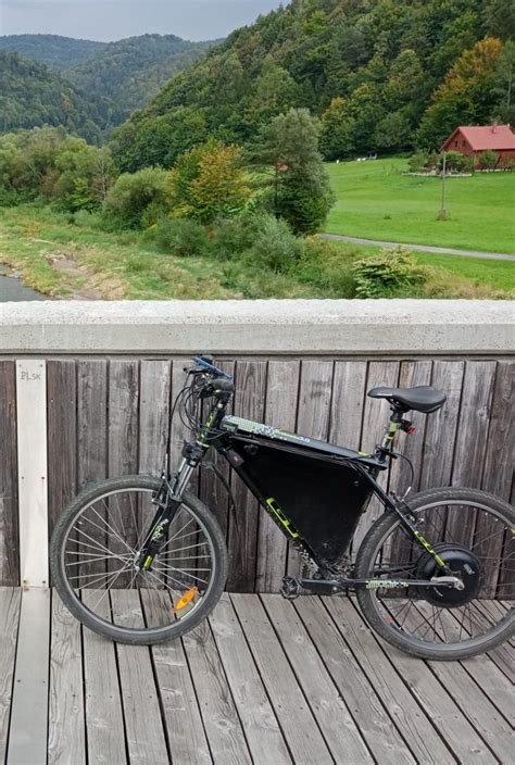 Rower elektryczny silnik 1500 Katowice Załęska Hałda Brynów cz Zach