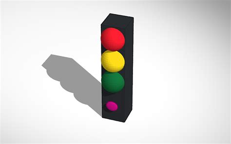 3d Design Traffic Lights Tinkercad