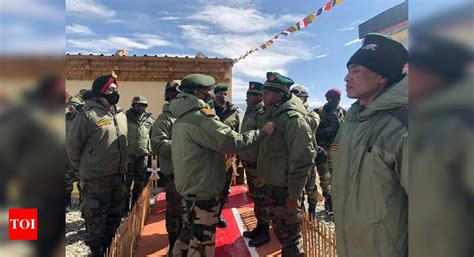 Indian Army Chief Visits Forward Areas In Ladakh Takes Stock Of Ground