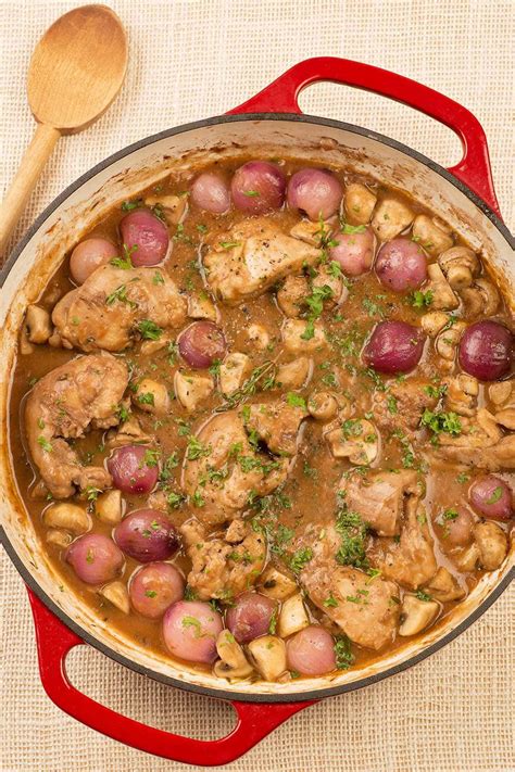 Red Wine Braised Chicken Thighs