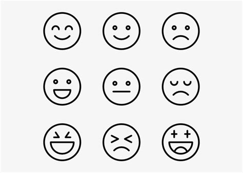 Emotions - Emotions Black And White Transparent PNG - 600x564 - Free Download on NicePNG