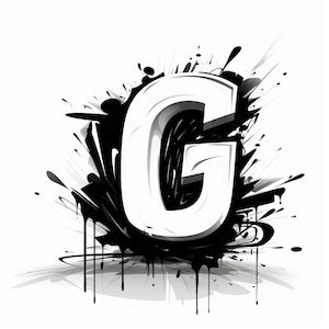 Graffiti Letter g Sticker, Waterproof Unique Street Art - Etsy