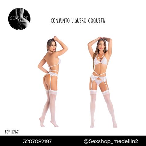 Conjunto Liguero Coqueta Medellín Sex Shop