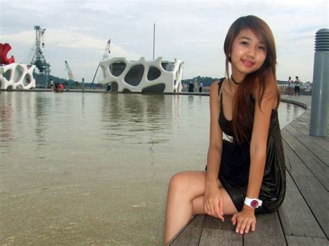 Myanmar Cute Model Mechi Ko S Hot Casual Style Singapore KhmerGallery