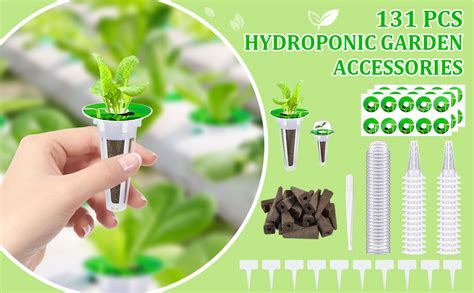 Amazon 131 Pcs Hydroponic Garden Accessories Plant Pod Kit Aero