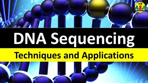 Dna Sequencing Techniques And Applications Youtube