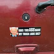 Amazon Biden Does This Ass Make My Truck Look Big Bumper Sticker