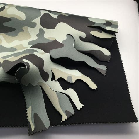 Small Moq 3mm Digital Sublimation Camouflage Printing Fabric Material