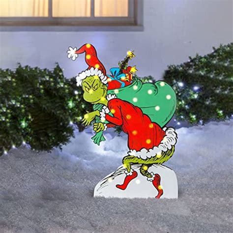 Best Grinch Stealing Lights Decoration