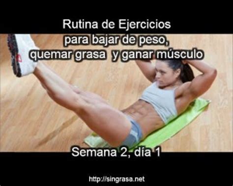 Ejercicios Para Quemar Grasa Y Ganar M Sculo Semana D A