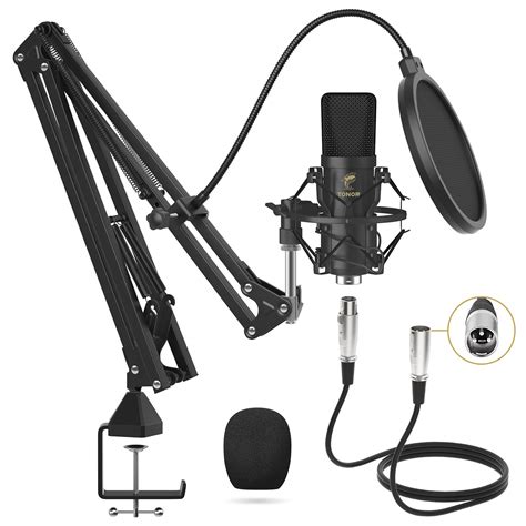 Buy XLR Condenser Microphone, TONOR Professional Cardioid Studio Mic ...