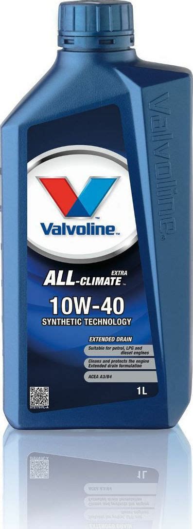 Valvoline Λάδι Αυτοκινήτου All Climate Extra 10W 40 1lt Skroutz gr