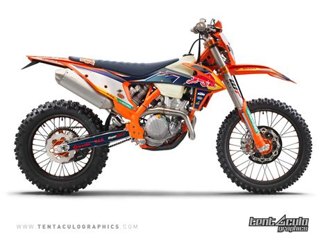 KTM SX EXC Graphics Kit RedBull Factory Replica Tentáculo Graphics