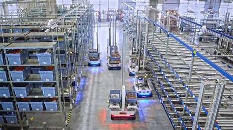 Major E Grocer Uses Ai Robots To Consolidate Buffer And Dispatch Orders In Micro Fulfillment