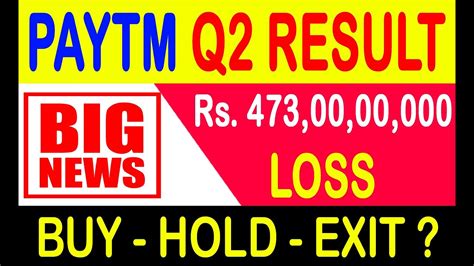 Paytm Q2 Result Paytm Share Latest News Paytm Result Analysis