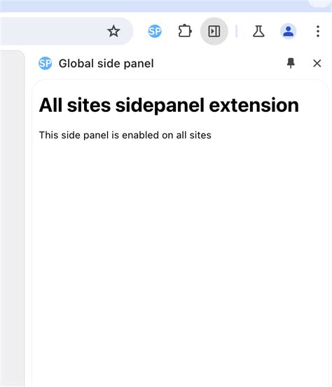 chrome.sidePanel | API | Chrome for Developers