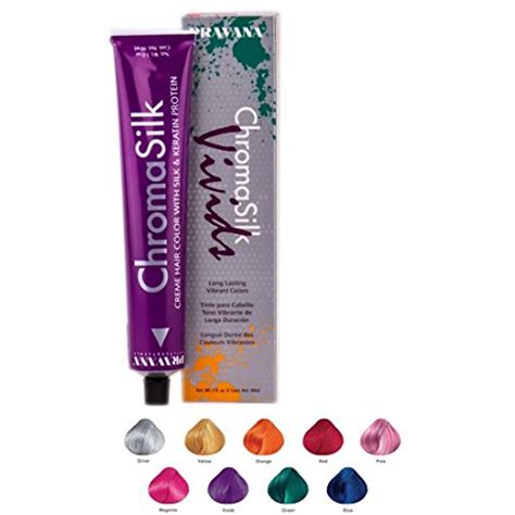 Pravana Chromosilk Vivids Hair Color 3 Pack Vivid Silver Wild Hair Color Pravana Pravana