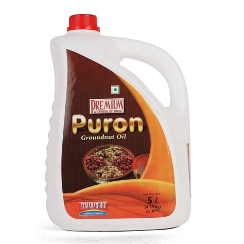 Puron Premium Filtered Groundnut Oil 5 L Jar At 1000 Bottle Vashi