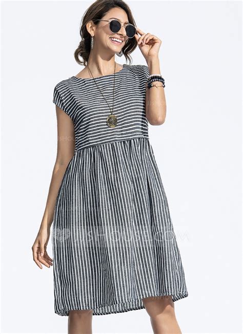 Buy Cotton Knee Length Dresses In Stock