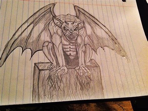 Gargoyle Drawing At Getdrawings Free Download