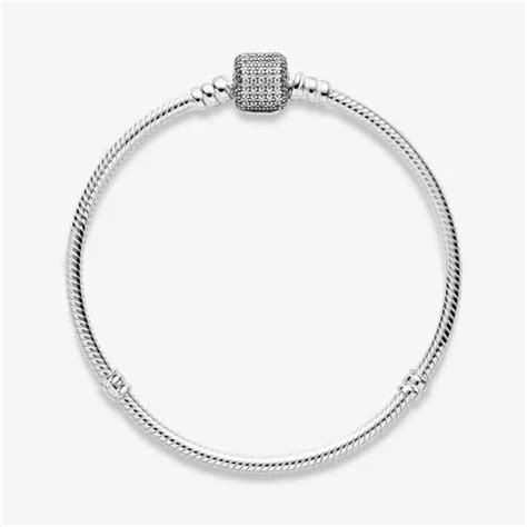 Pulsera Pandora Broche Pavé Centellante Flexible Ale 925 Meses sin