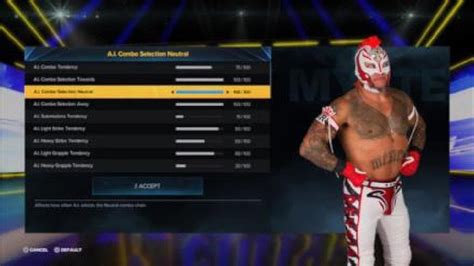 Wwe 2k23 Rey Mysterio Updated Moveset Base Superstar Settings Youtube