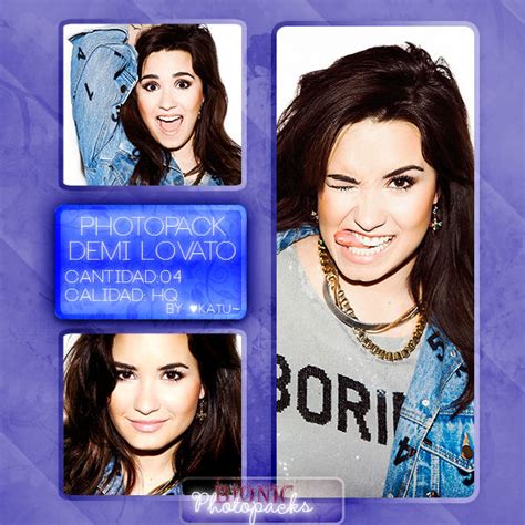 Pack Demi Lovato Bionic Photopacks Katu By Kathy Editions On Deviantart