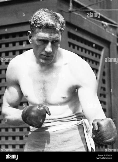 Vintage Photo Of English Heavyweight Boxer Bombardier Billy Wells Stock