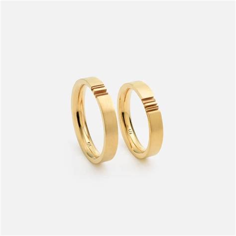 Initial Couples Ring Set - Gold Plated - SETT&Co