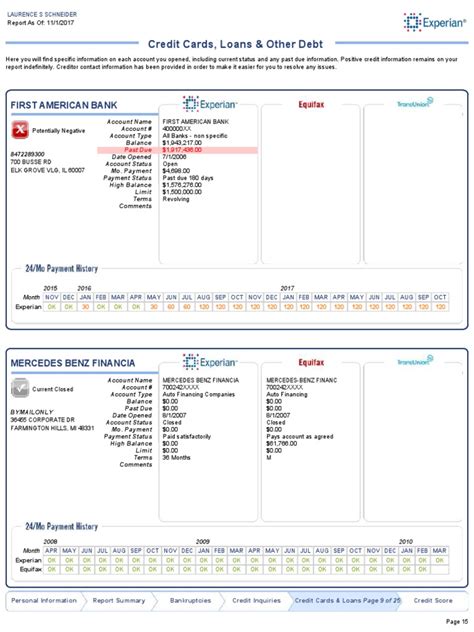 $1,943,217 - Experian Credit Report | PDF | Credit | Finance & Money ...