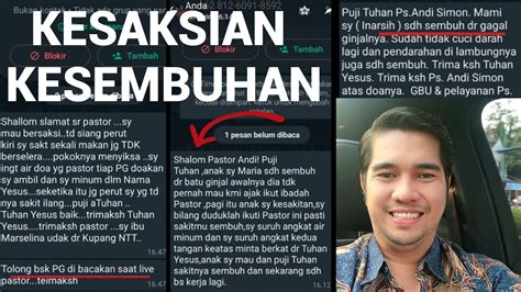 Pelayanan Doa Ini Hadir Setiap Pagi Jam Wita Selamat Mengikuti