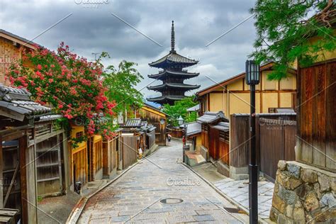 Sunset Pagoda in Kyoto, Japan