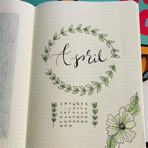 A Simple April Cover Page April Is A Good Time For Plants